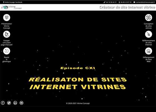 Vitrine Concept - Création, audit, référencement et hébergement de site Internet vitrine en Isère (38)