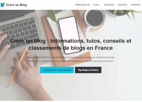 créer un blog