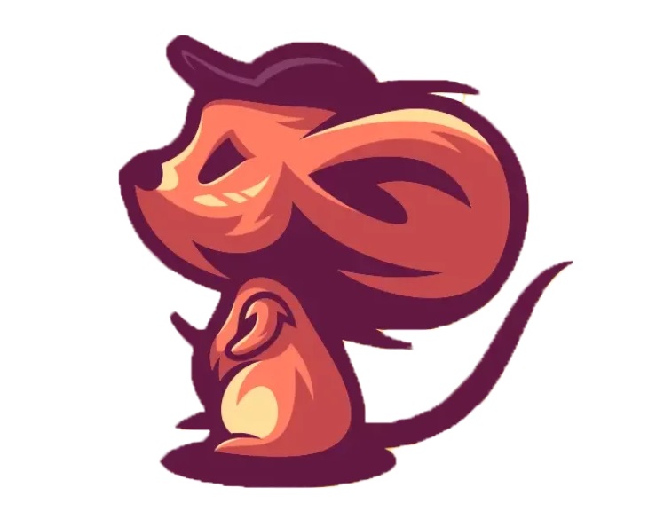 Maligne petite souris, mascotte de Crpyternon, en référence à Algernon.
