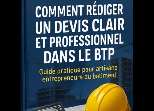 Rédaction d'un devis clair et professionnel 