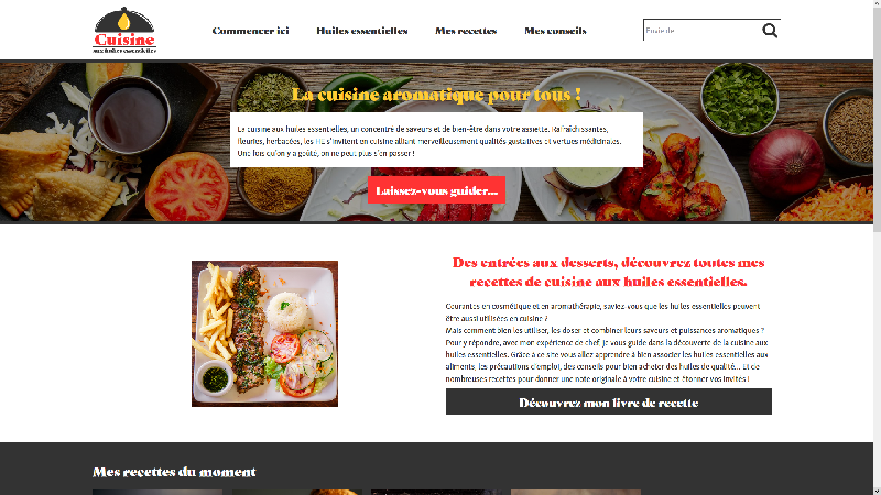 Cuisine aux huiles essentielles 