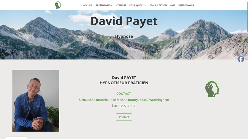 David Payet - Praticien certifié en hypnose