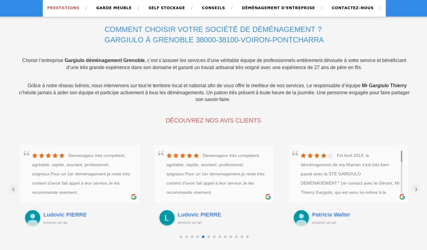 entreprise de déménagement à Grenoble