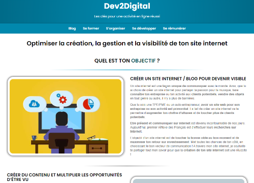 Dev2Digital - Créateur de site internet