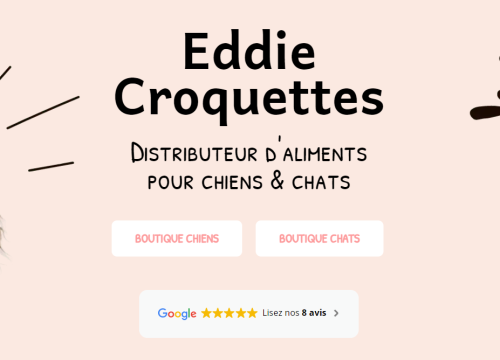 Eddie Croquettes - Distributeur d'aliments pour chiens & chats