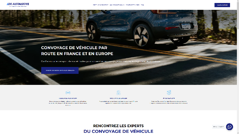 DK AUTOMOTIVE Convoyage de véhicules en France & Europe 