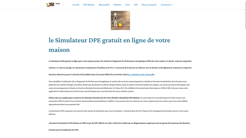 Docenergie - Simulateur DPE gratuit en ligne