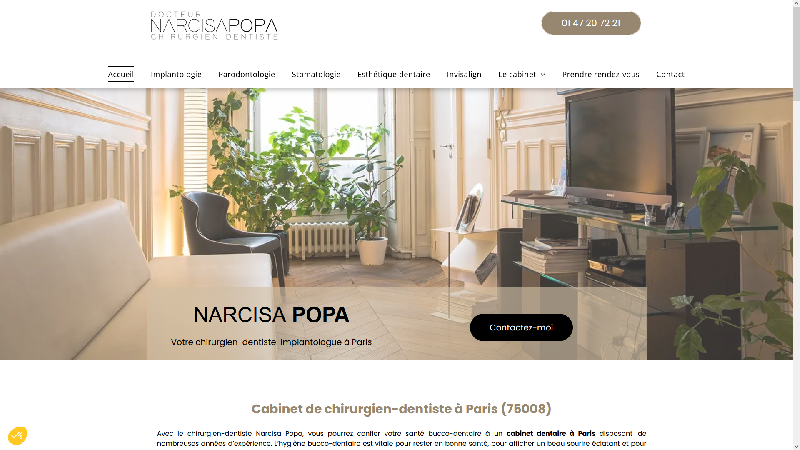 Docteur Narcisa Popa - Chirurgien dentiste