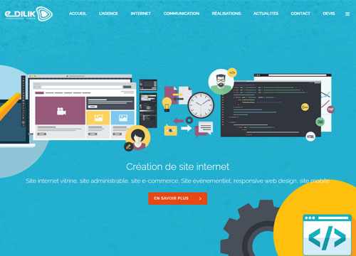 Site de l'agence E-Dilik