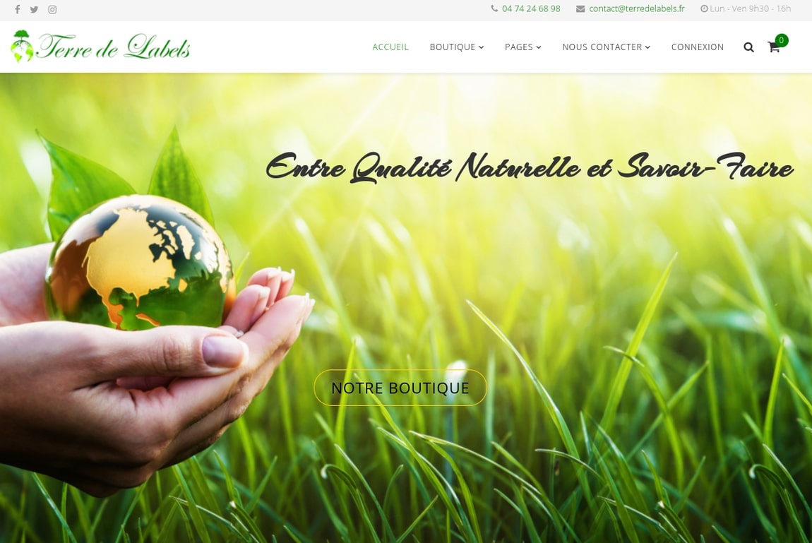 Terredelabels.fr éthique écologique artisanal Français