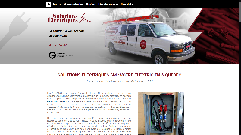 Solutions Électriques SM | Électricien à Québec