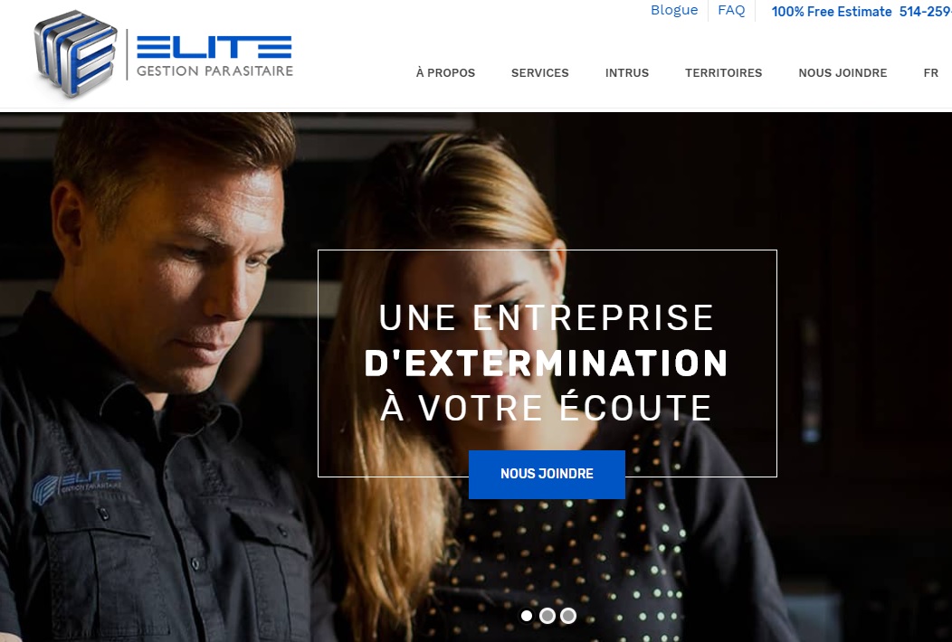 Élite Gestion Parasitaire, service d'extermination au Québec