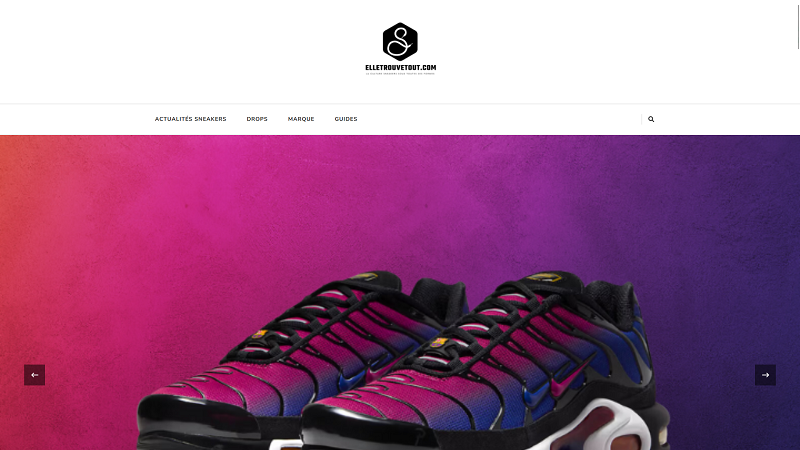 Elle trouve tout - Site de blog sneakers