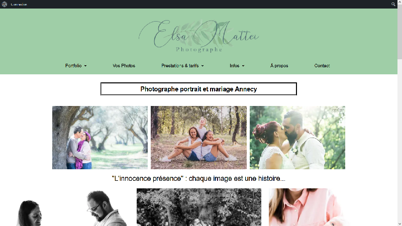 Photographe portrait et mariage - Elsa Mattei Photographe  