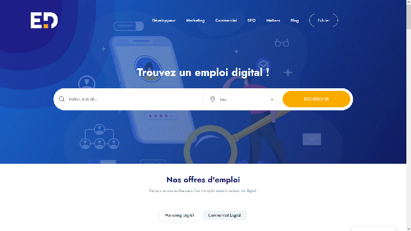 emploi digital