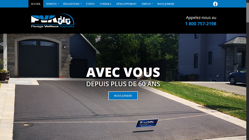 Entrepreneur en Asphalte au Centre-du-Québec | Pavage Veilleux