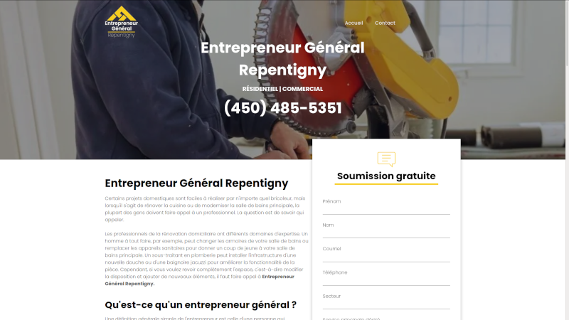 Entrepreneur Général Repentigny