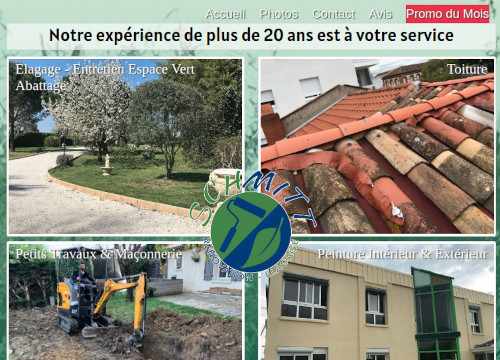 site web Entreprise Schmitt - Elagage et rénovation