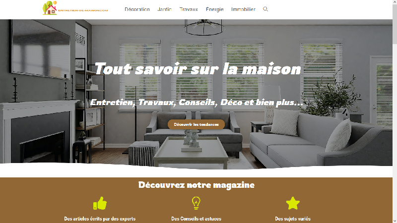 entretien de maison