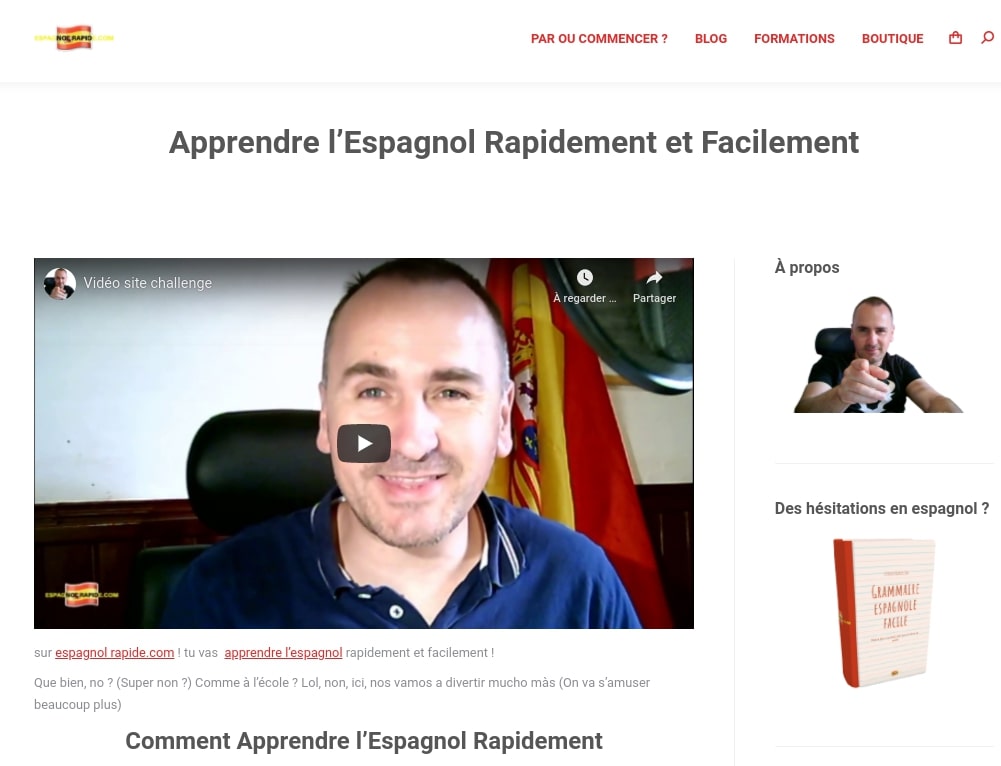 apprendre l'espagnol