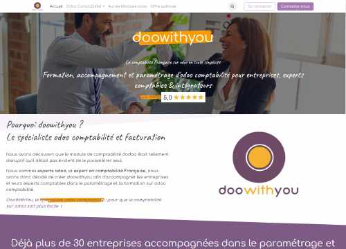 Formations, Intégrateur, Paramétrage et Optimisation Odoo Comptabilité avec DooWithYou
