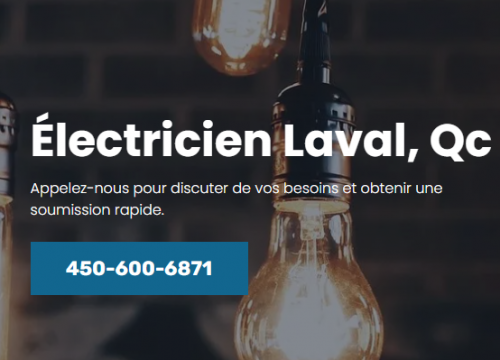 Électricien Laval, Qc