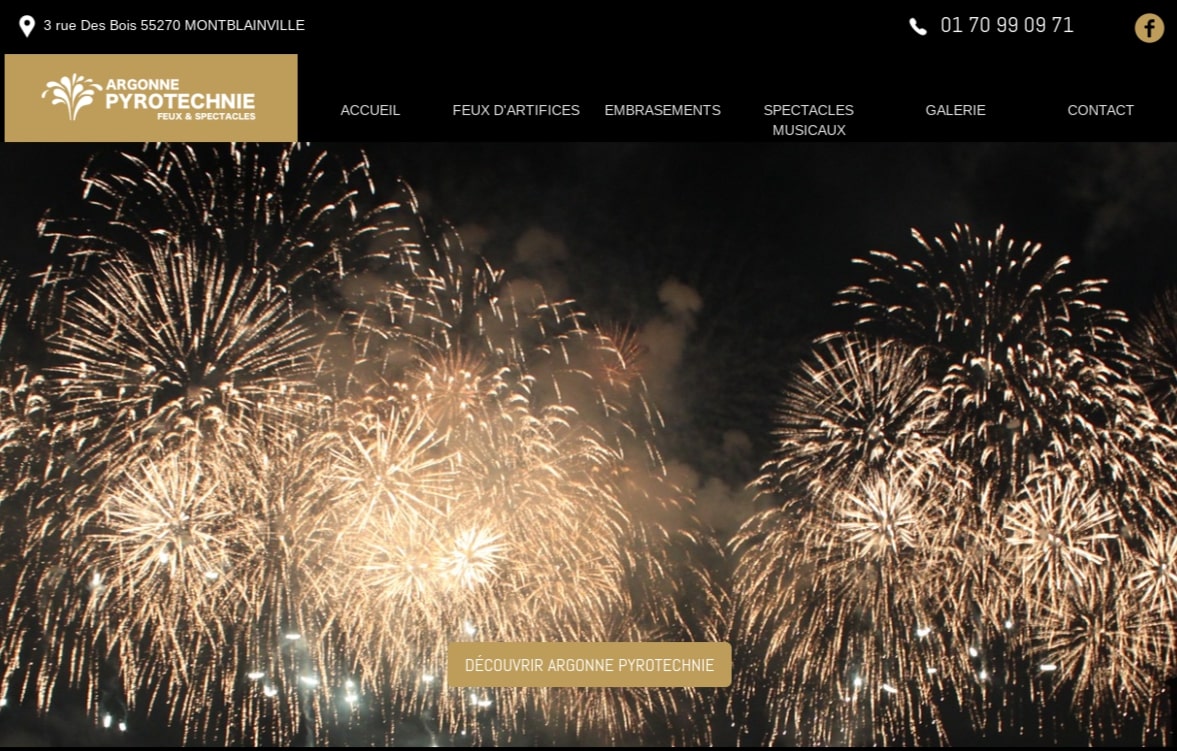 spectacle pyrotechnique ARGONNE PYROTECHNIE