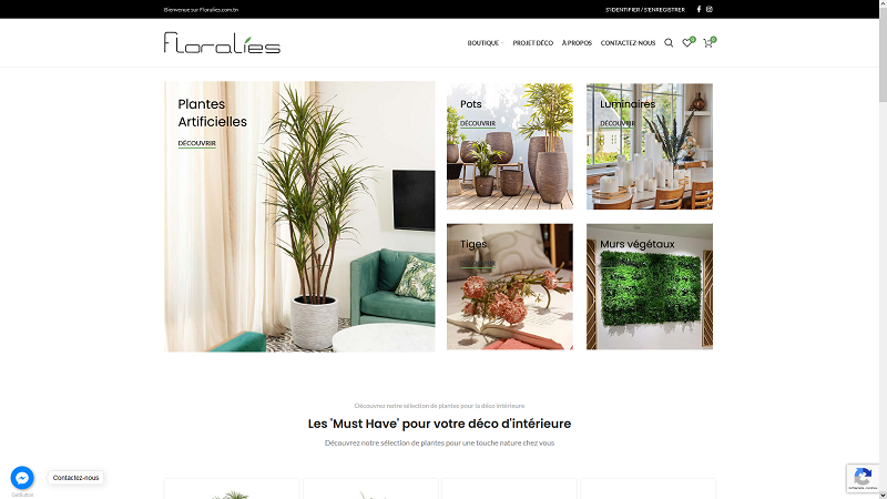 Floralies - Plantes artificielles, articles de décoration et pots