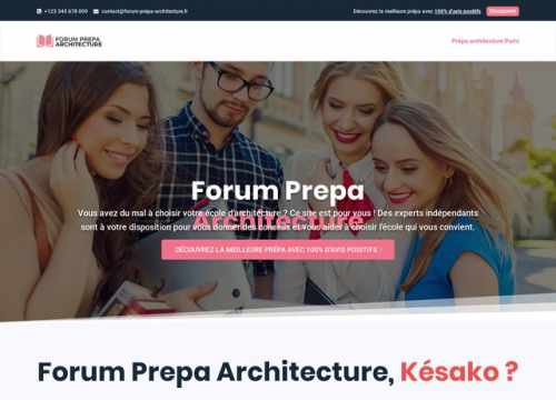 prépa en architecture