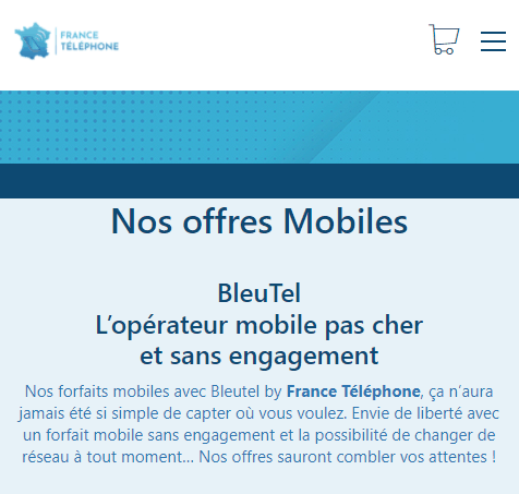 Forfaits mobile a prix mini 