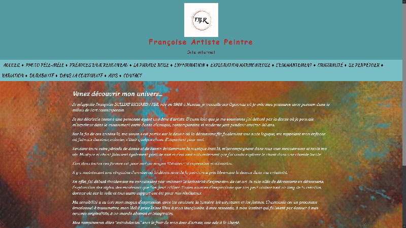 Françoise Artiste Peintre - Créations abstraites