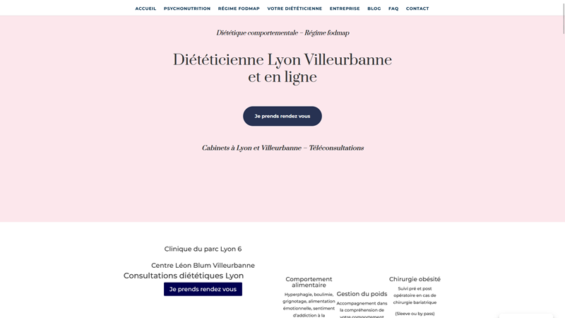 Françoise DEBUY, diététicienne à Lyon