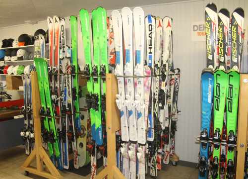 magasin de locatio de ski à Gérardmer dans les Vosges