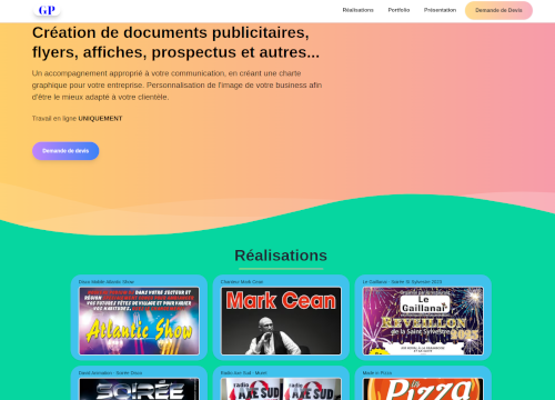 GraphistePub.fr – Conception de maquette publicitaire