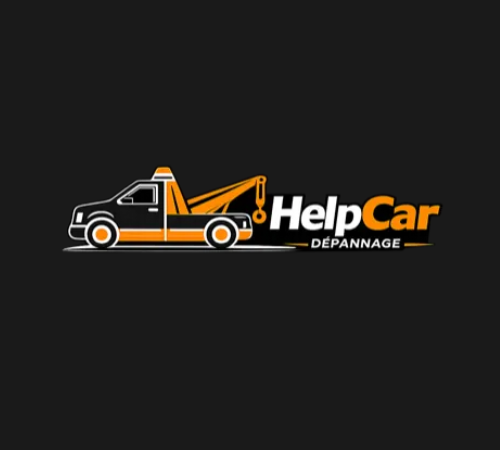 Camion de dépannage HELPCAR intervenant sur une voiture à Bruxelles