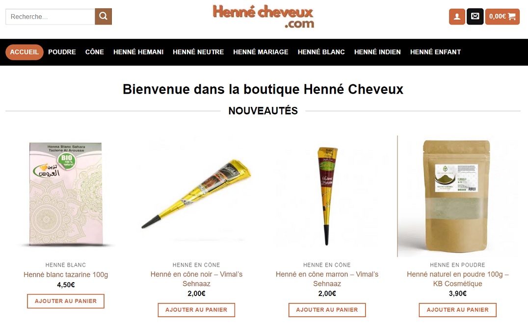 henne cheveux