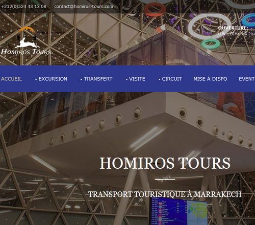 Homiros Tours: Transport Touristique à Marrakech