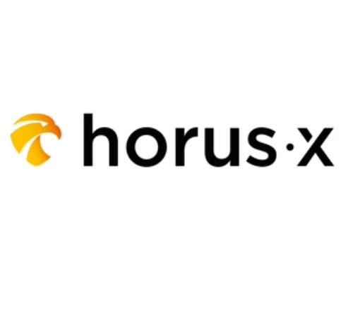 Logo de la société de lunettes anti-lumière bleue Horus X