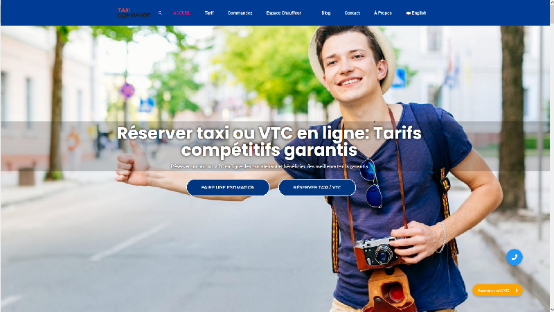 Taxi Commande - Plateforme de réservation de taxis et VTC