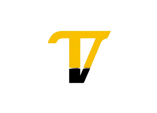 Logo de TaxiVite – Identité visuelle avec les lettres 'T' et 'V' stylisées en jaune et noir, représentant un service de taxi rapide et fiable.
