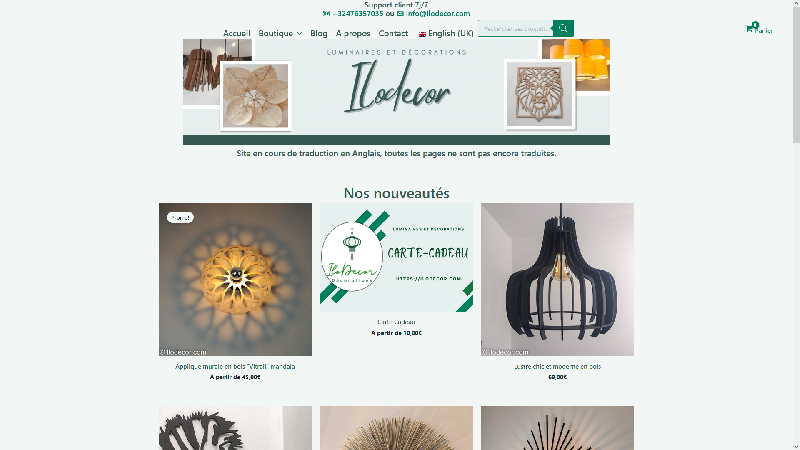 Ilodecor, createur de luminaires et décorations