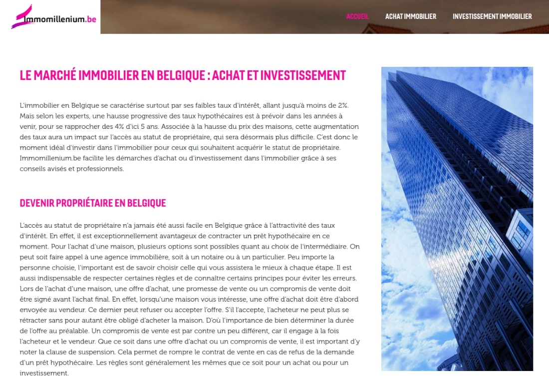 immomillenium.be investissement-immobilier