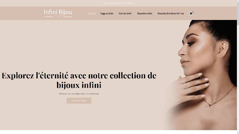 InfiniBijou - Boutique en ligne de Bijoux Infini