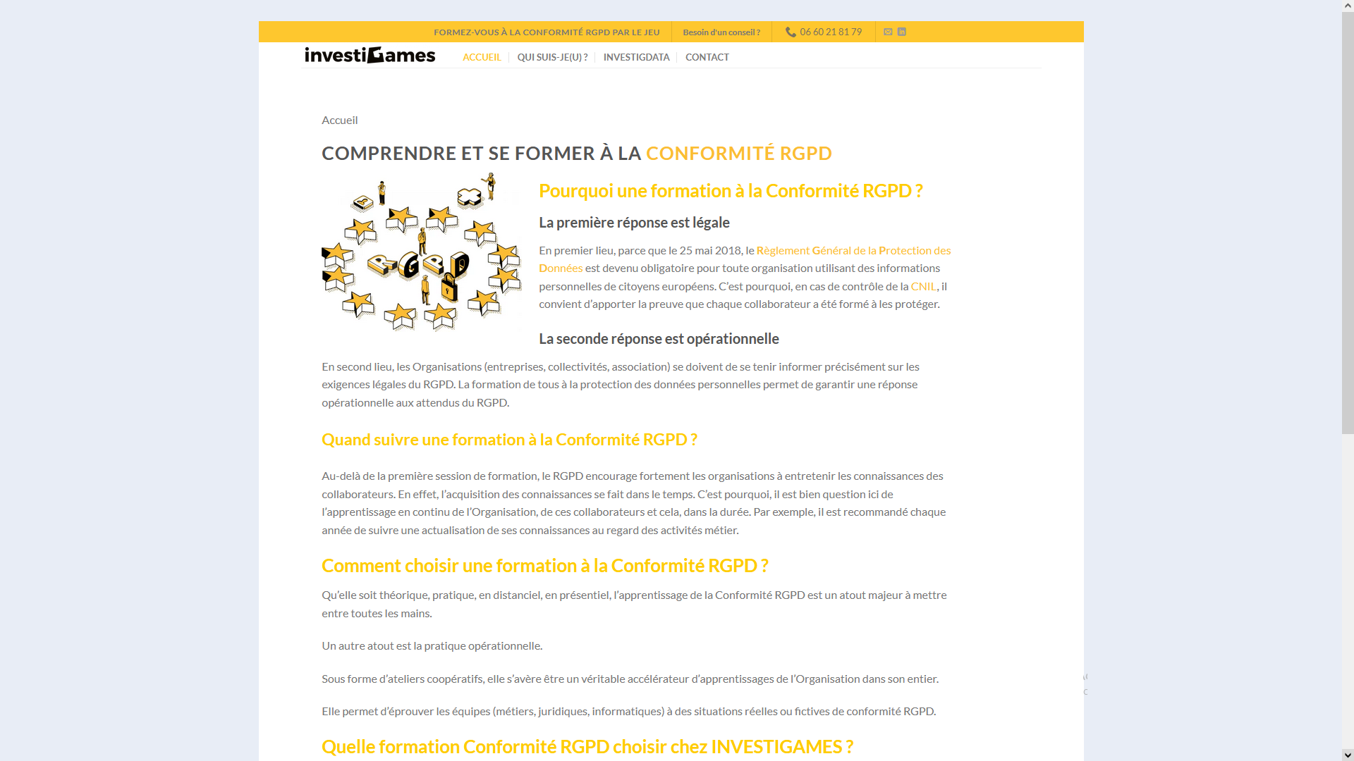Investigames : Formation coopérative et Atelier RGPD