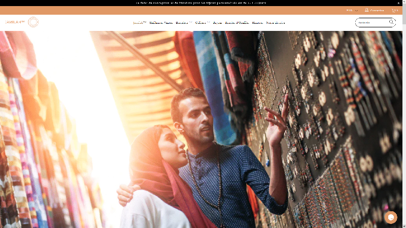 Jamilah™ | Colliers & Bracelets Personnalisés en Arabe 