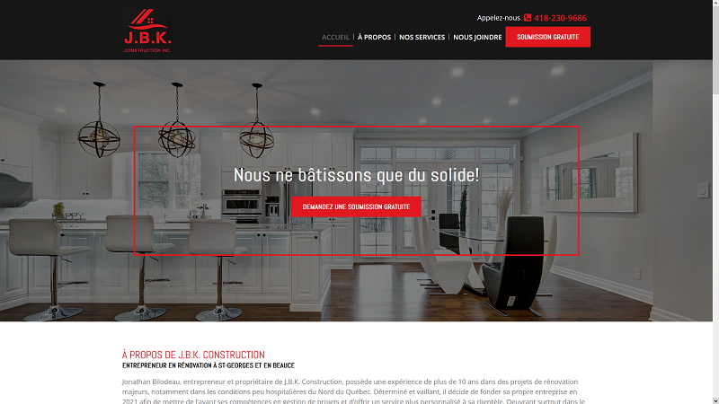 J. B. K. construction inc.