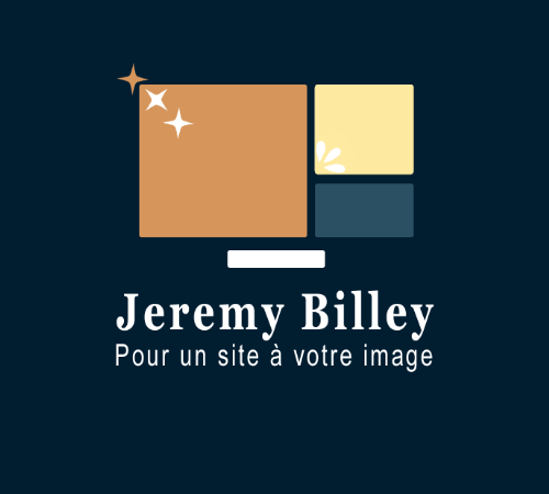 Logo de Jérémy Billey représentant un écran d'ordinateur en plusieurs blocs