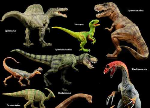 Collection de joueurs de dinosaures