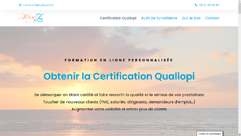 Kaliozen - Obtenir la certification Qualiopi
