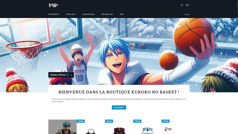 Kuroko no Basket Shop